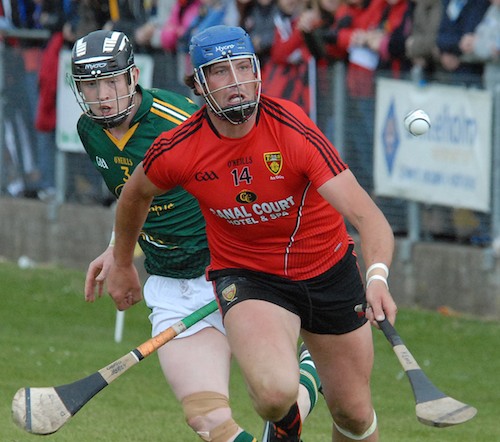 Down's Gareth Johnston out in front in the replay against Meath.